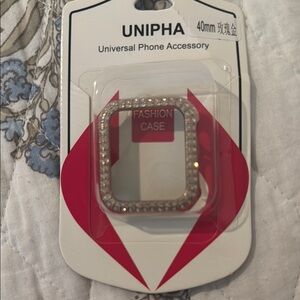 Silver Phone Case with Modern Design